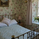 Rose Room , Double brass bed